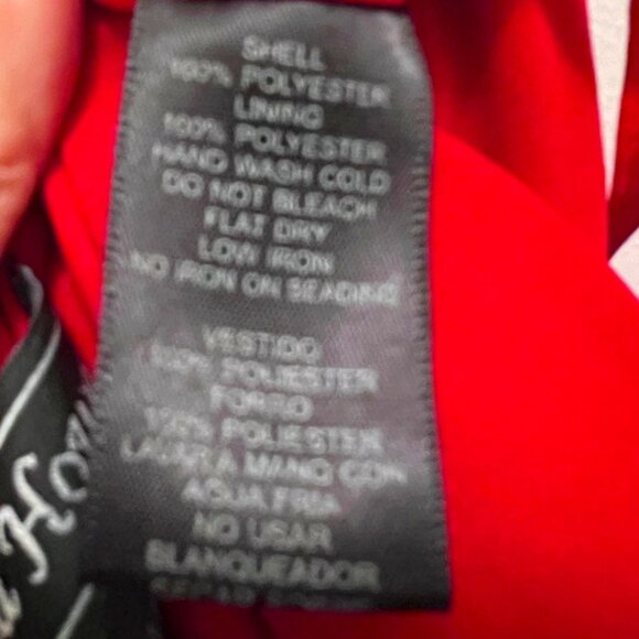 Jessica Howard Beaded/Sequins Waistline-Black Sheer/Red Lining-Size 12P-Formal - Picture 15 of 15